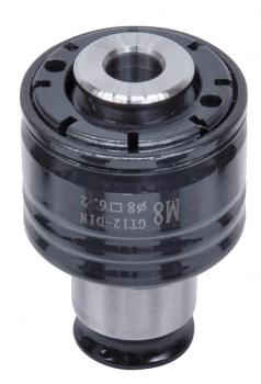 Bernardo quick-change chuck 19 mm GT 12, DIN 371, M8 (8 x 6.2)